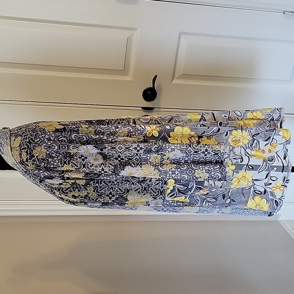 Ruby Rd Sheer Floral Duster - Picture 9 of 12